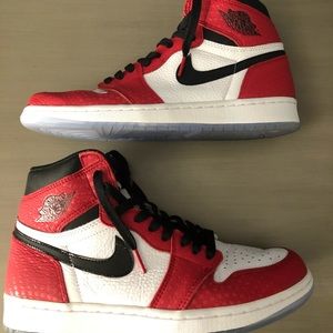 Air Jordan 1 spider man orgin